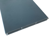 Lame de remplissage en aluminium Gris pour clôture - Mâle/Femelle