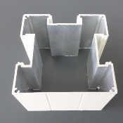 Poteau Carré Aluminium 120 x 120mm