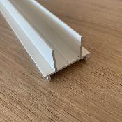 Support Alu Lames Epaisseur 20mm - Longueur 100 cm - Blanc